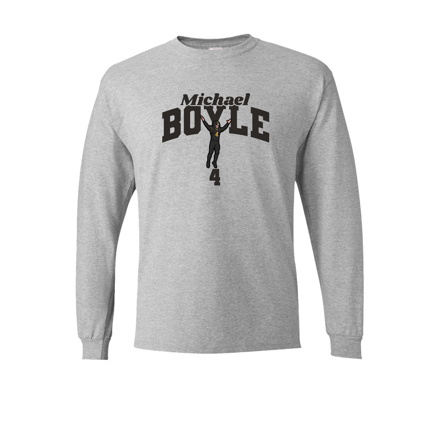 Long Sleeve Tee — Signature Arch in Grey