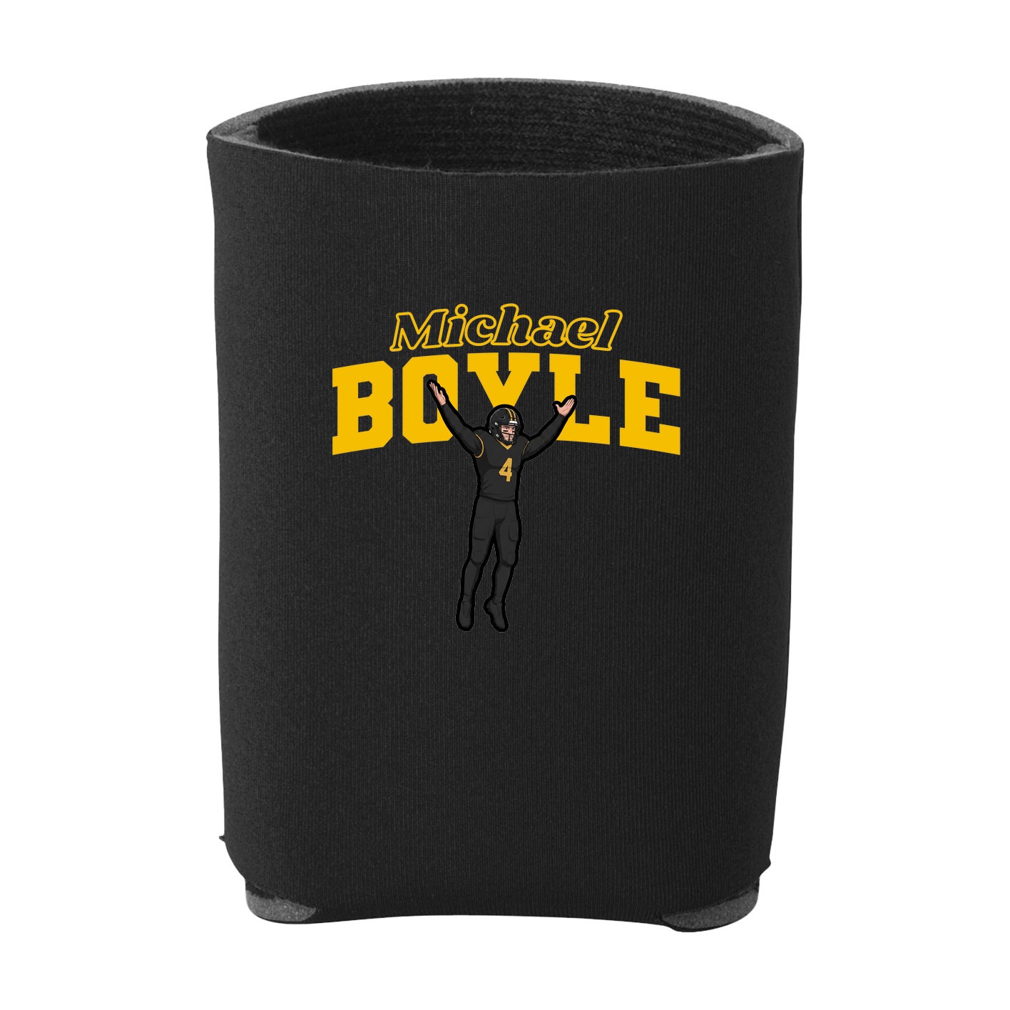Can Holder — Name Arch in Black