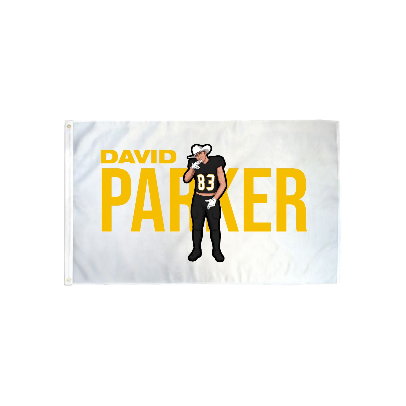 3x5 Flag — Player Name in Classic