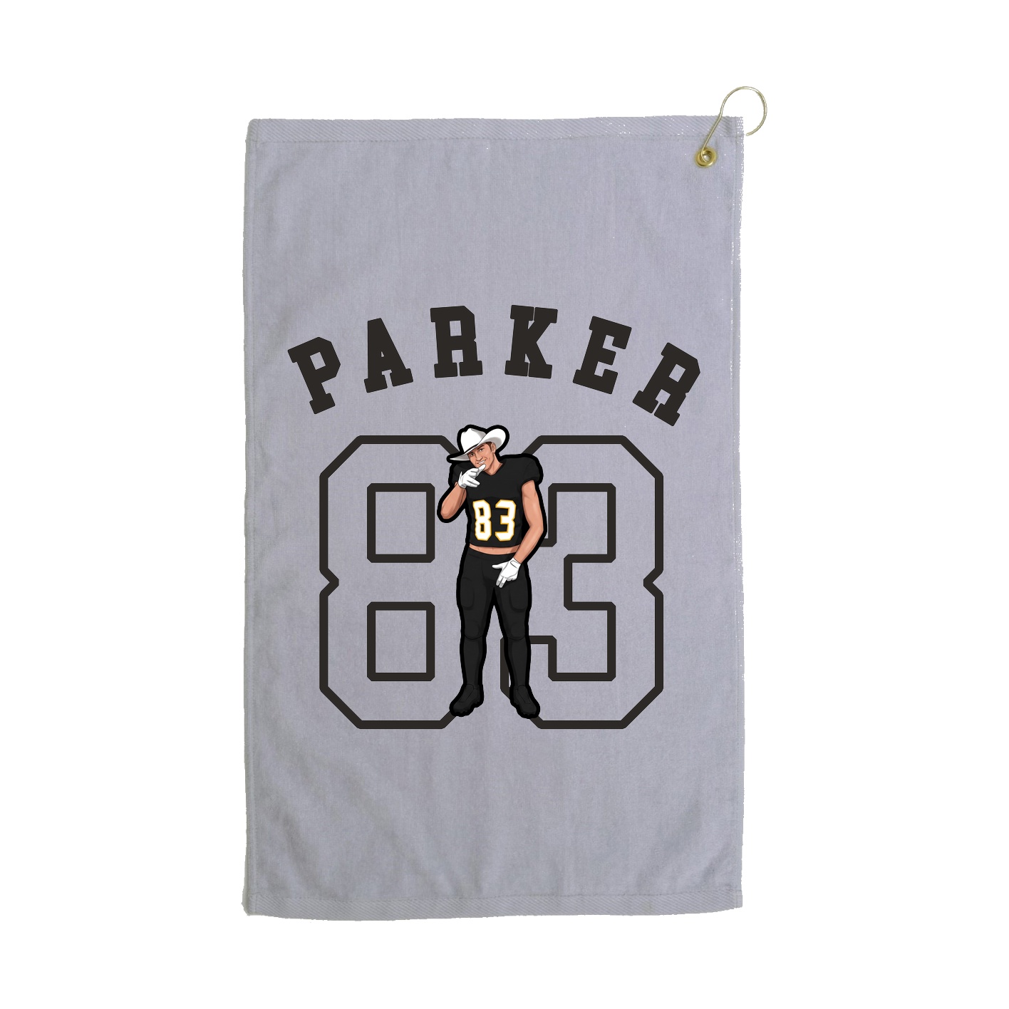 Golf Towel — Shirsey Arch in Grey
