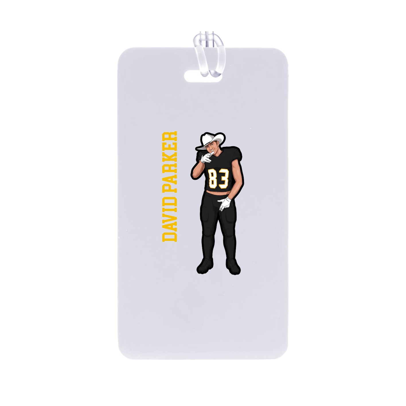 Bag Tag — Name Vertical in Classic