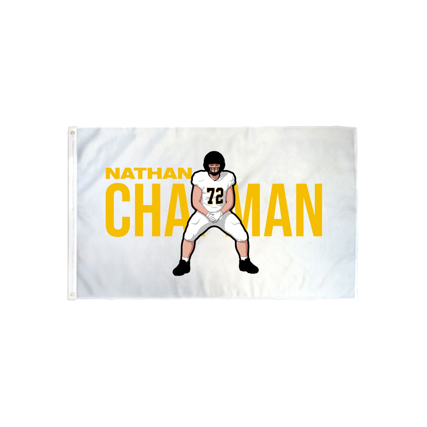 3x5 Flag — Player Name in Classic