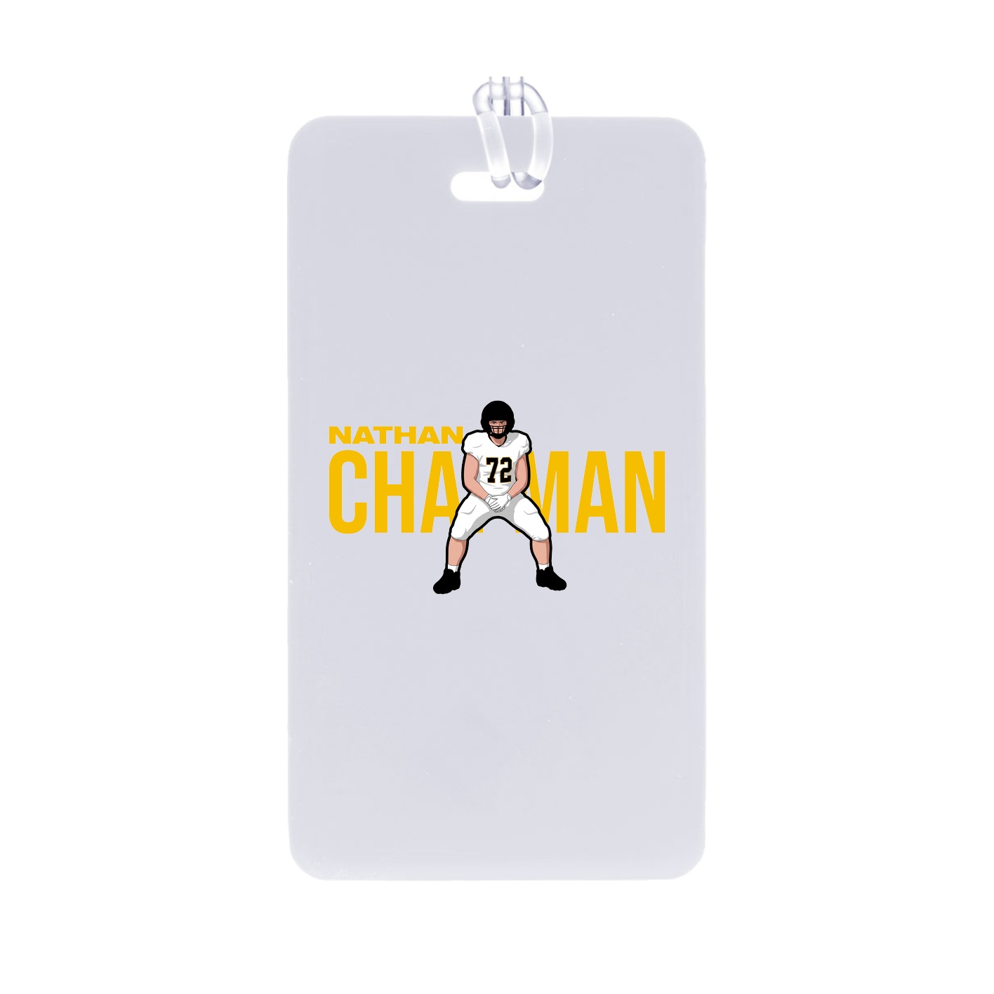 Bag Tag — Player Name in Classic