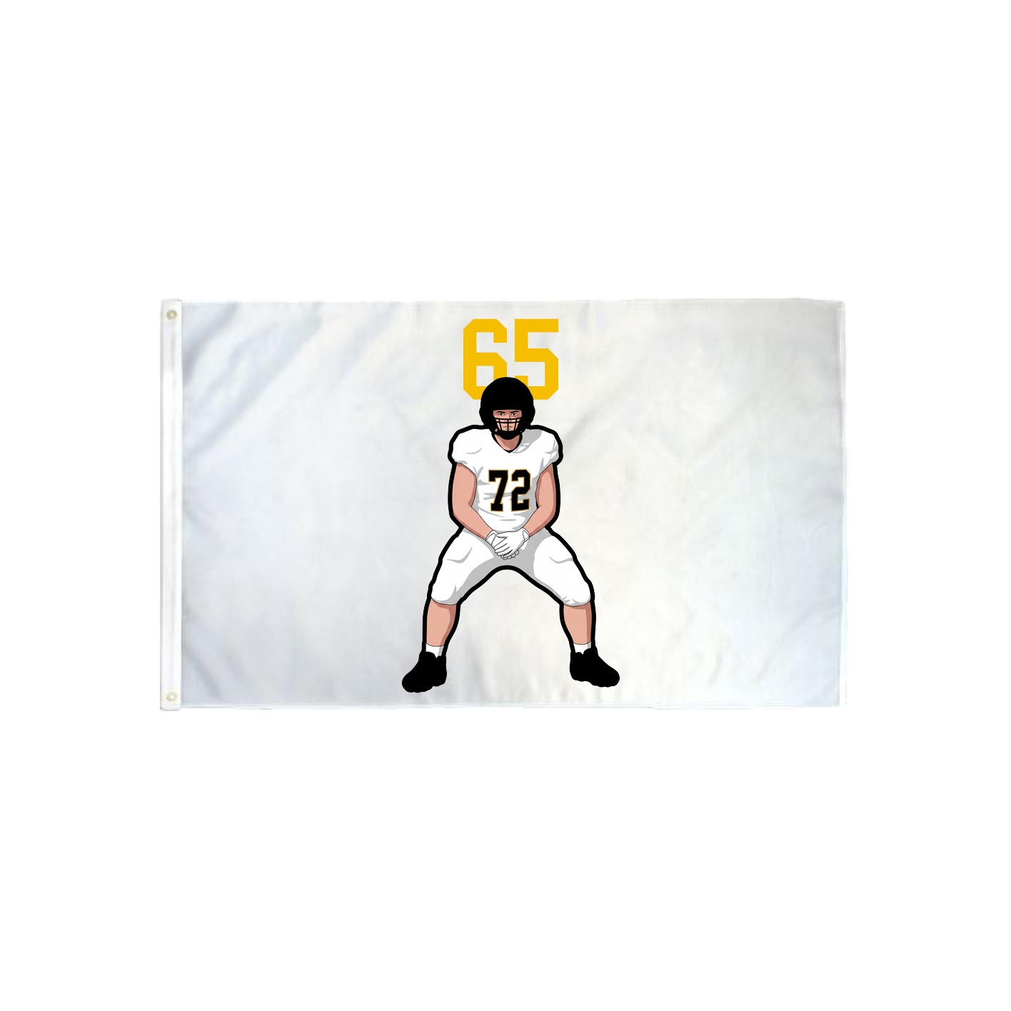3x5 Flag — Number Top in Classic