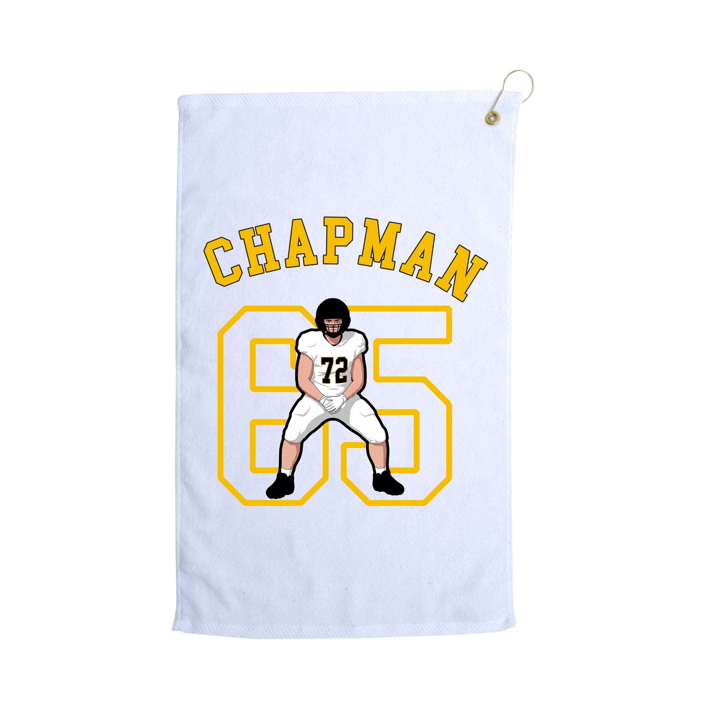Golf Towel — Shirsey Arch in White