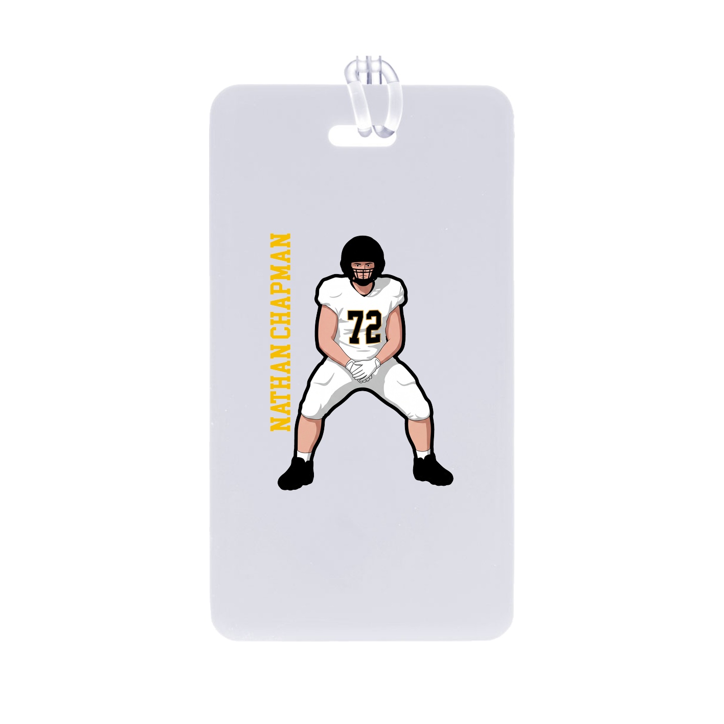 Bag Tag — Name Vertical in Classic