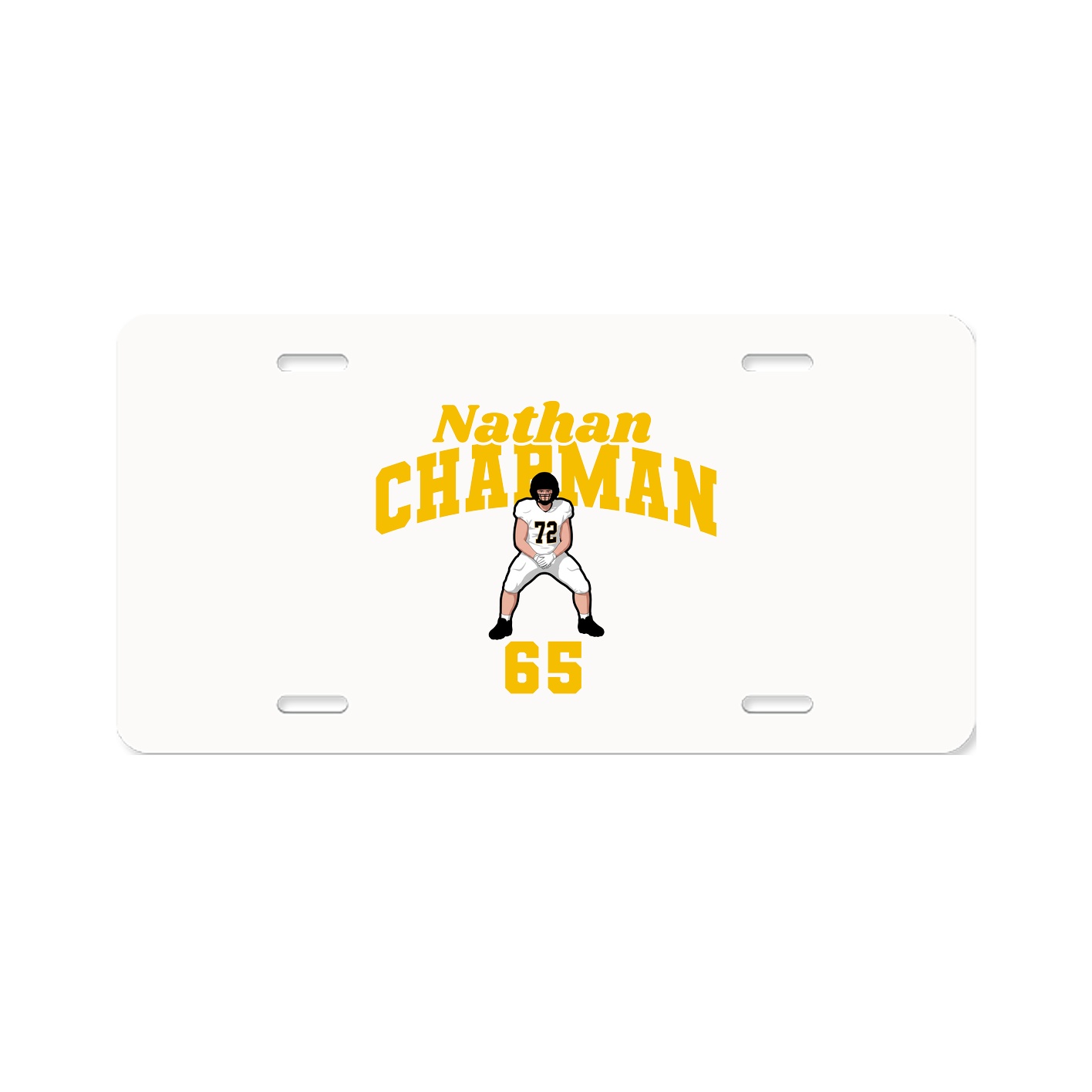 License Plate — Signature Arch in Classic