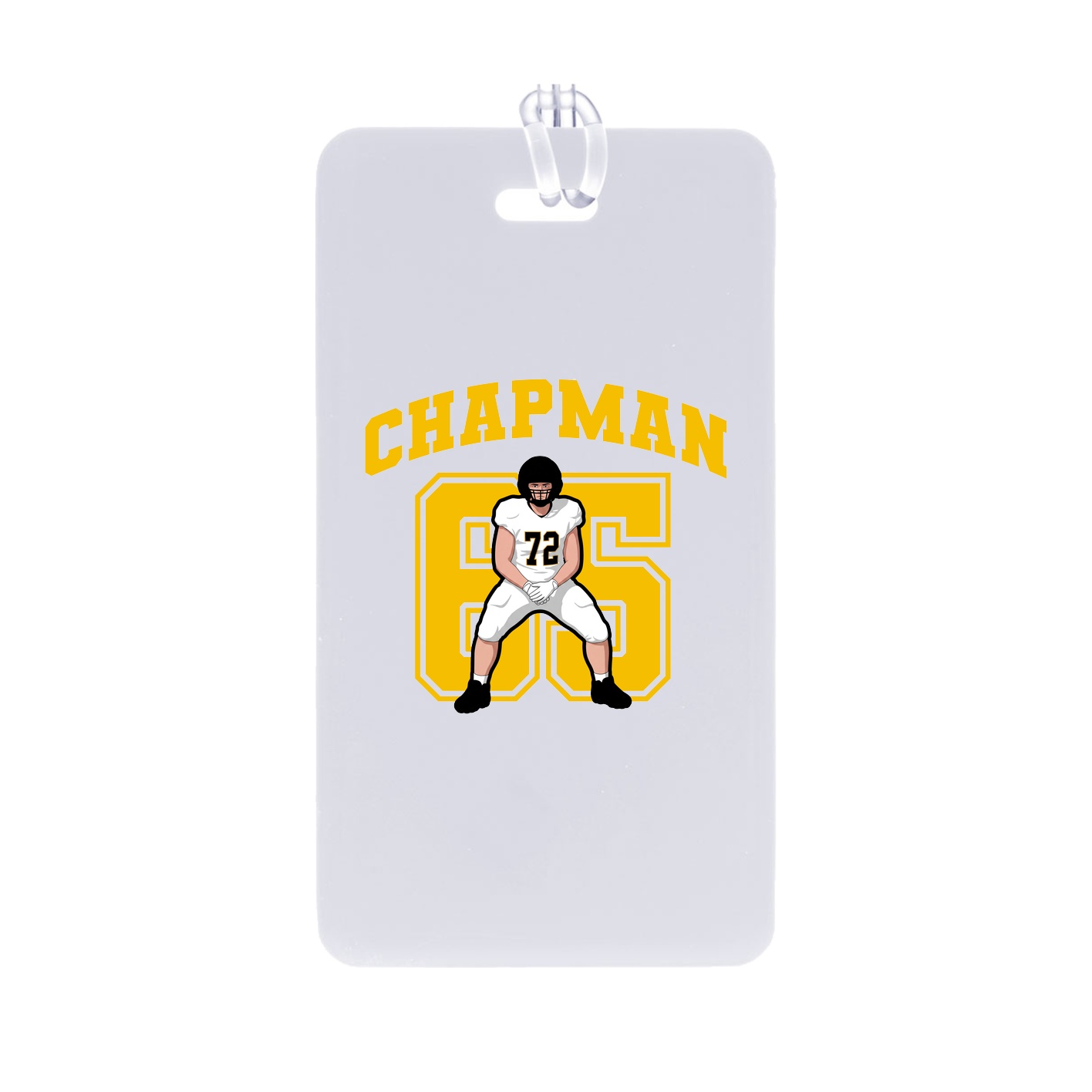 Bag Tag — Number in Classic