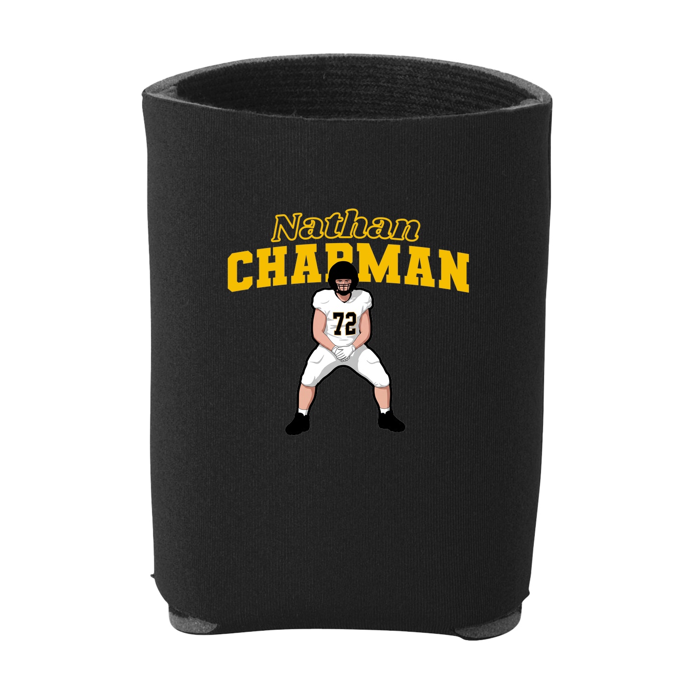 Can Holder — Name Arch in Black