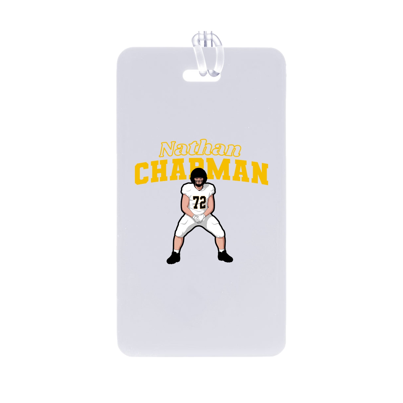 Bag Tag — Name Arch in Classic