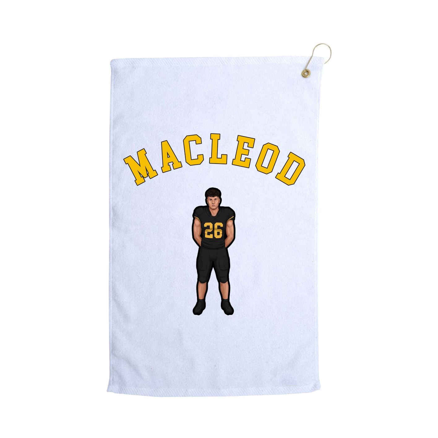 Golf Towel — Shirsey Arch in White