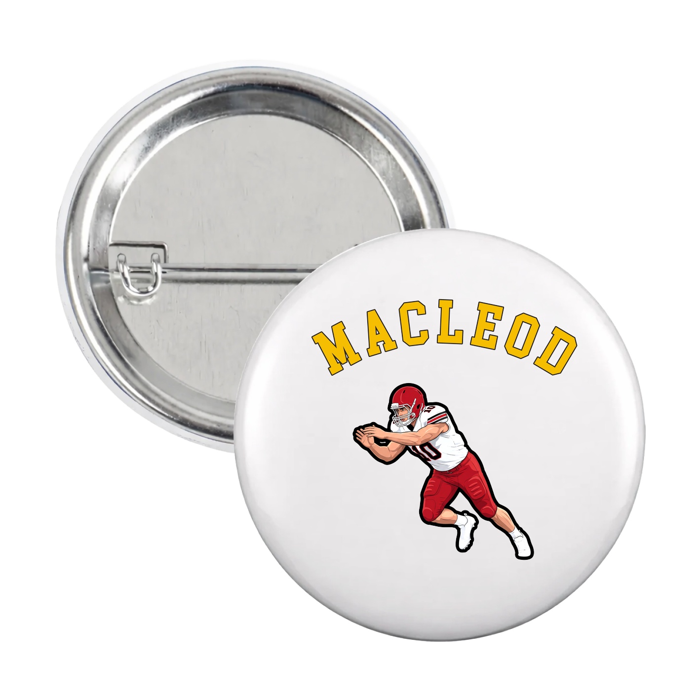 Game Day Button — Shirsey Arch in White