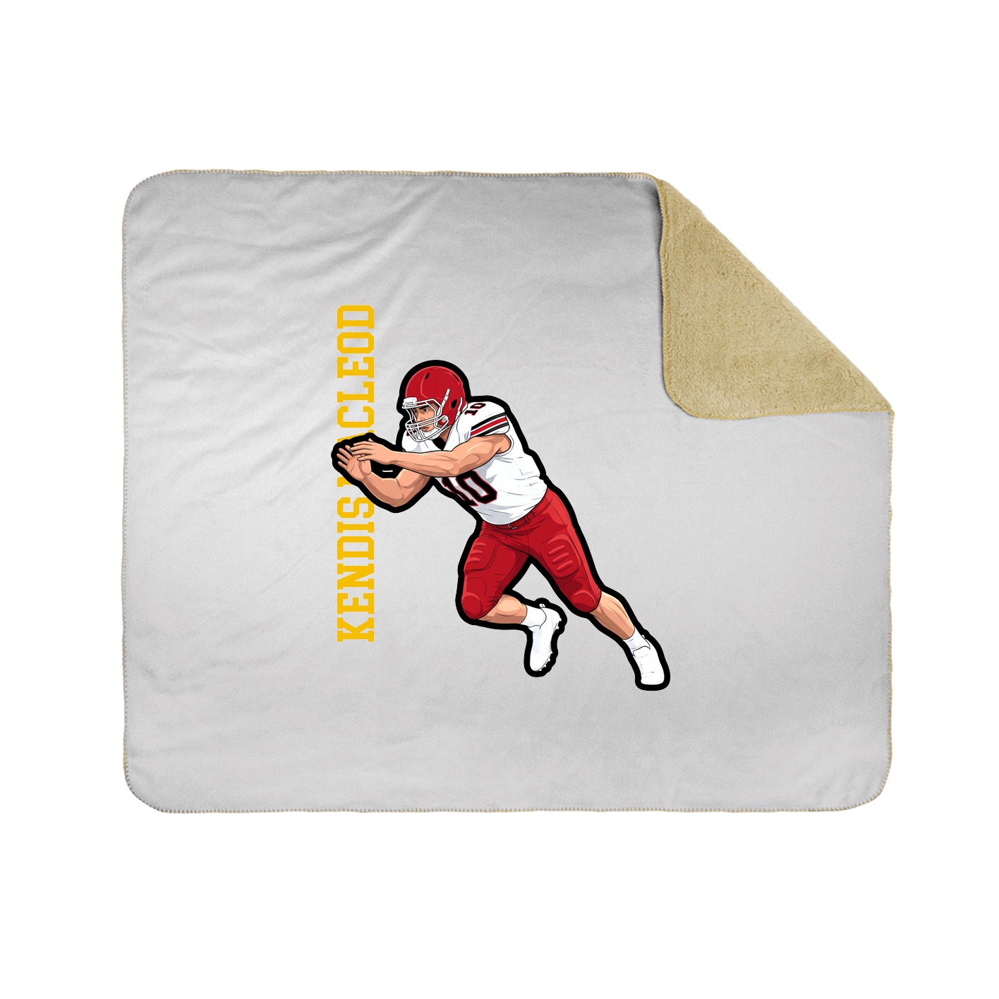 50x60 Sherpa Lined Throw Blanket