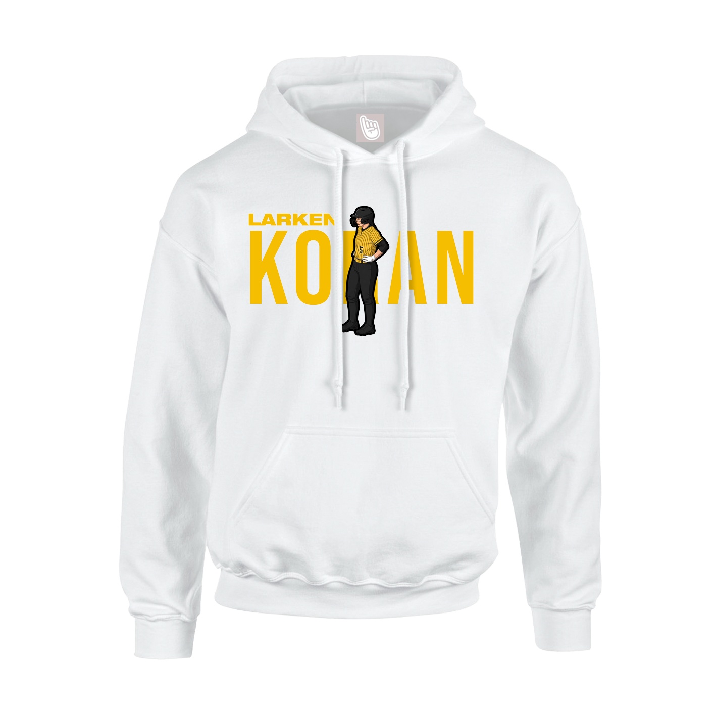 Hoodie — Player Name in White