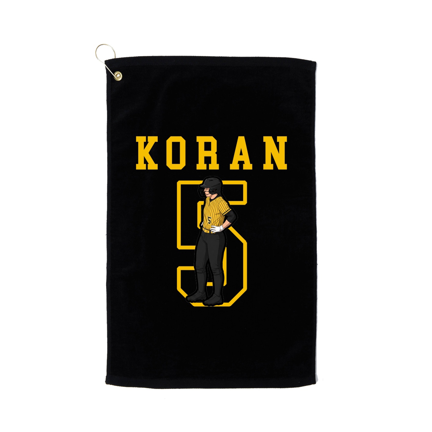 Golf Towel — Shirsey in Black