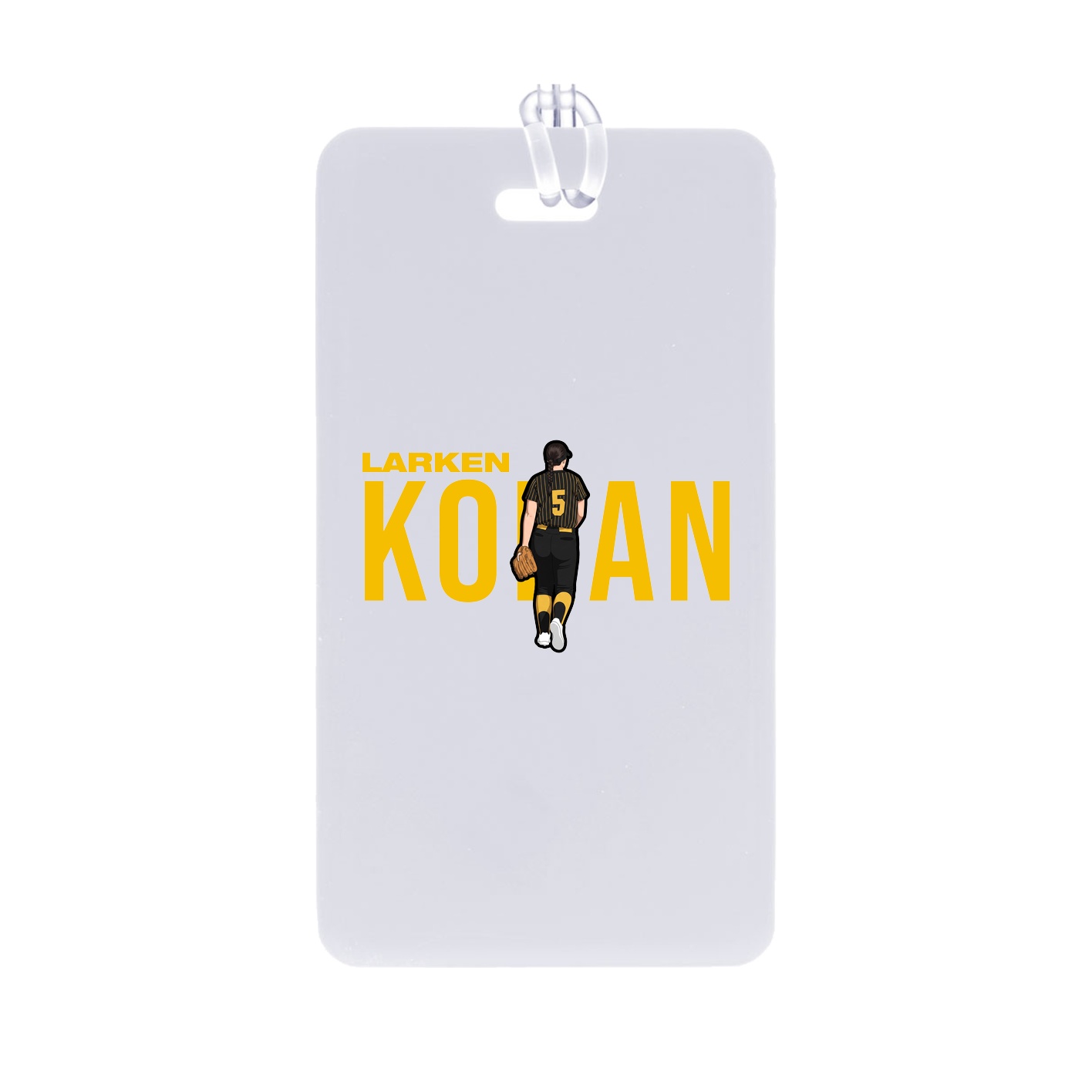 Bag Tag — Player Name in Classic