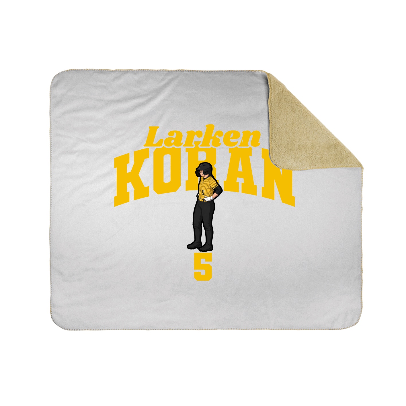 Throw Blanket — Signature Arch in White