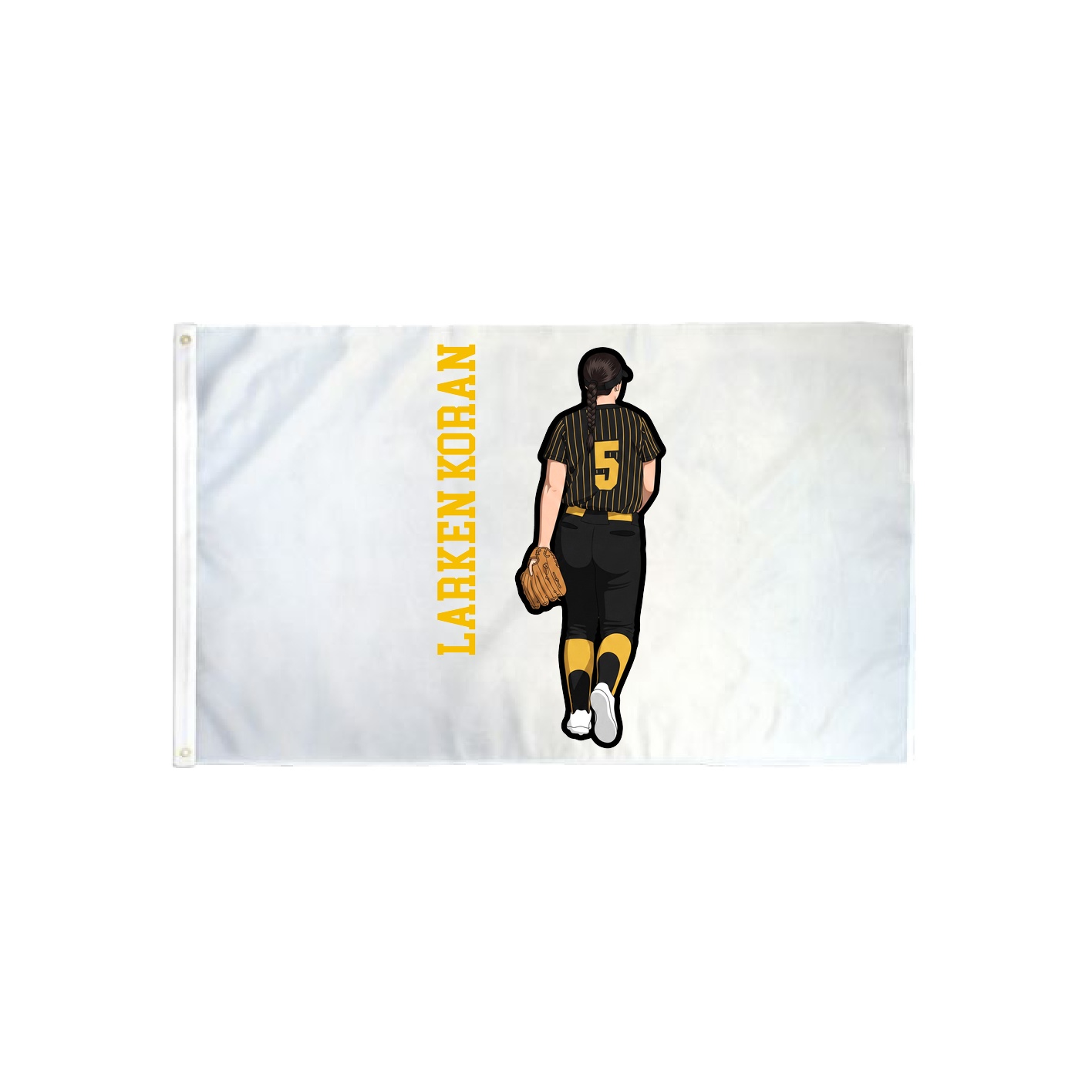 3x5 Flag — Name Vertical in Classic