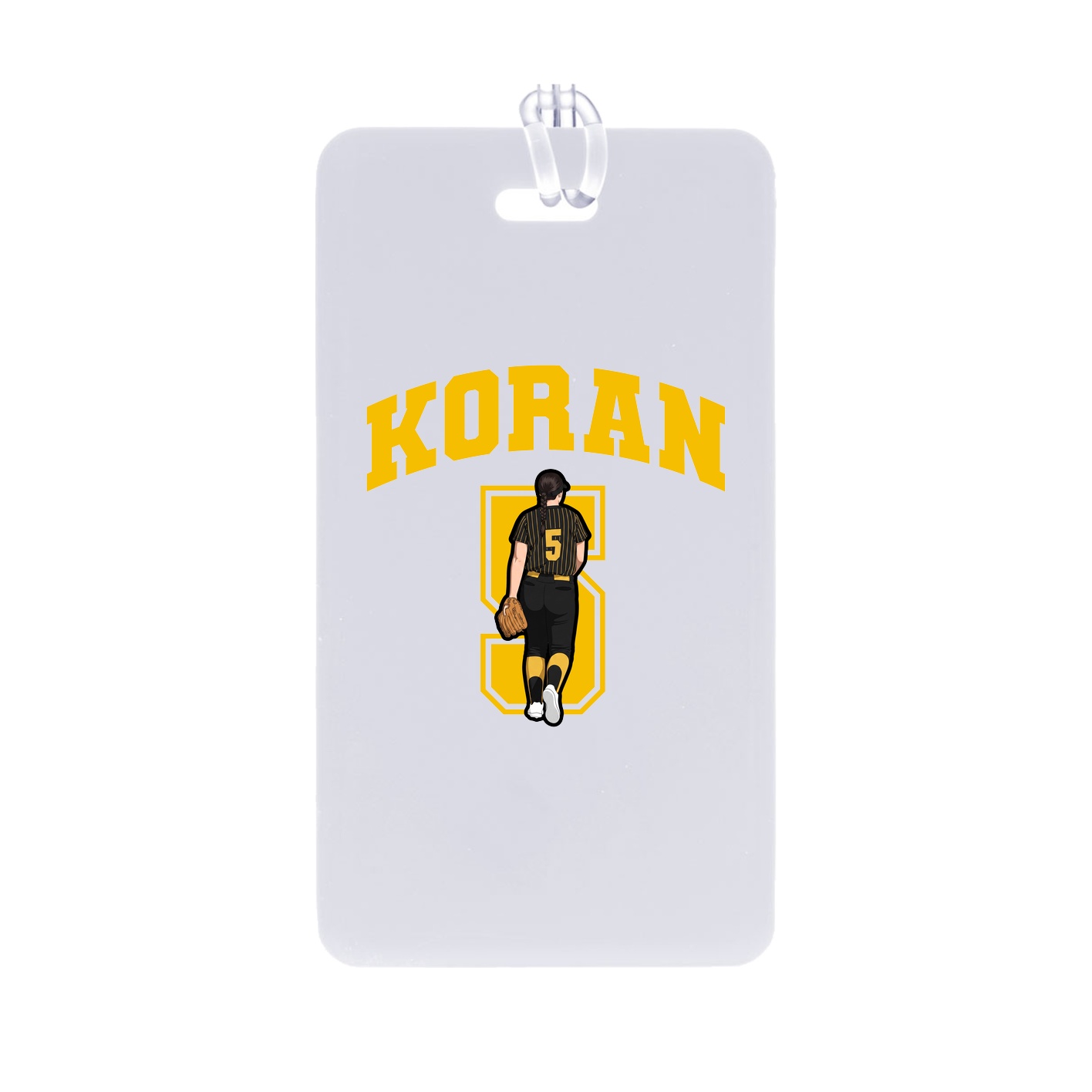 Bag Tag — Number in Classic