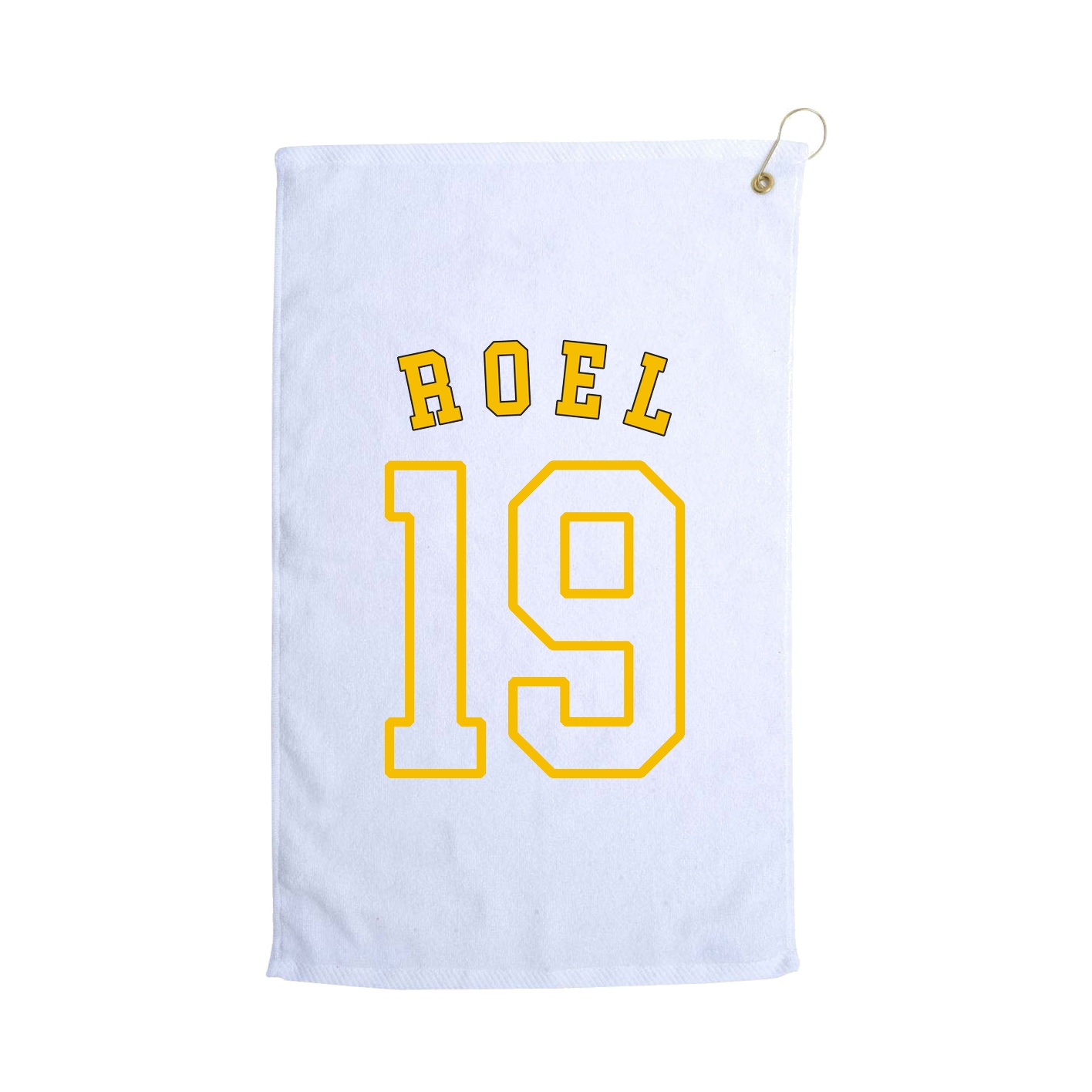 Golf Towel — Shirsey Arch in White