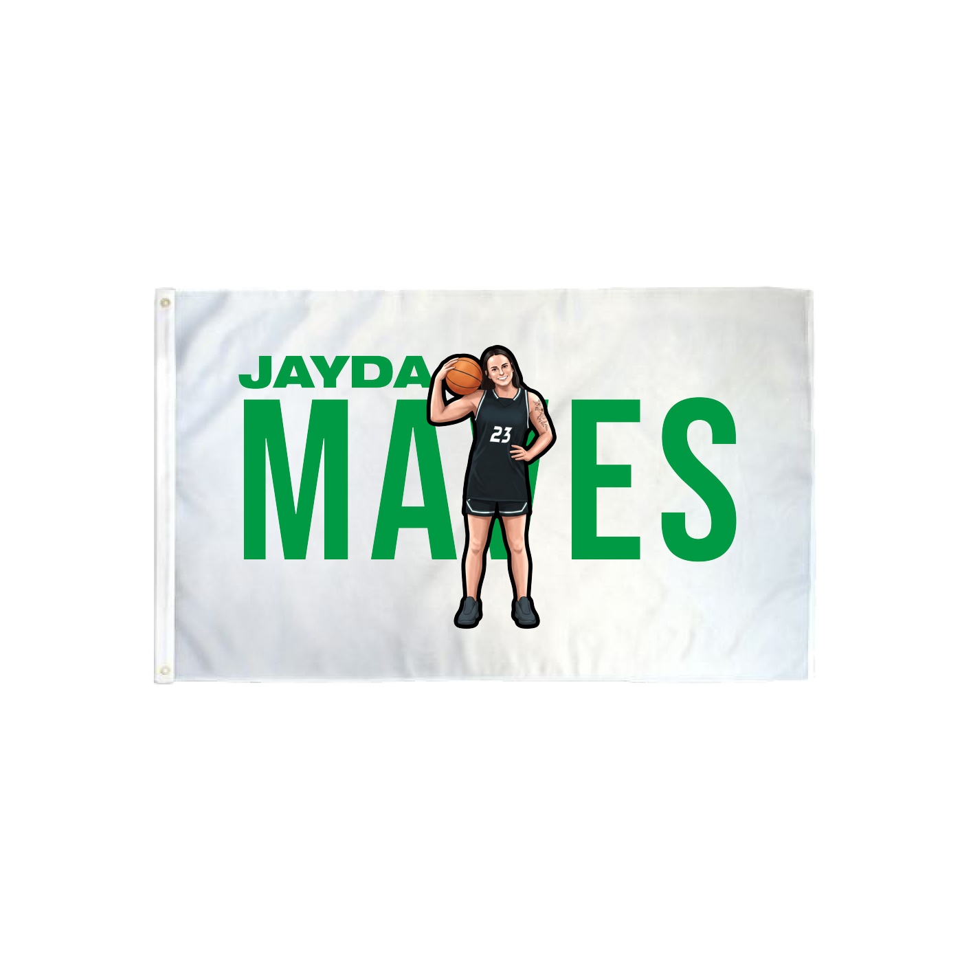 3x5 Flag — Player Name in Classic