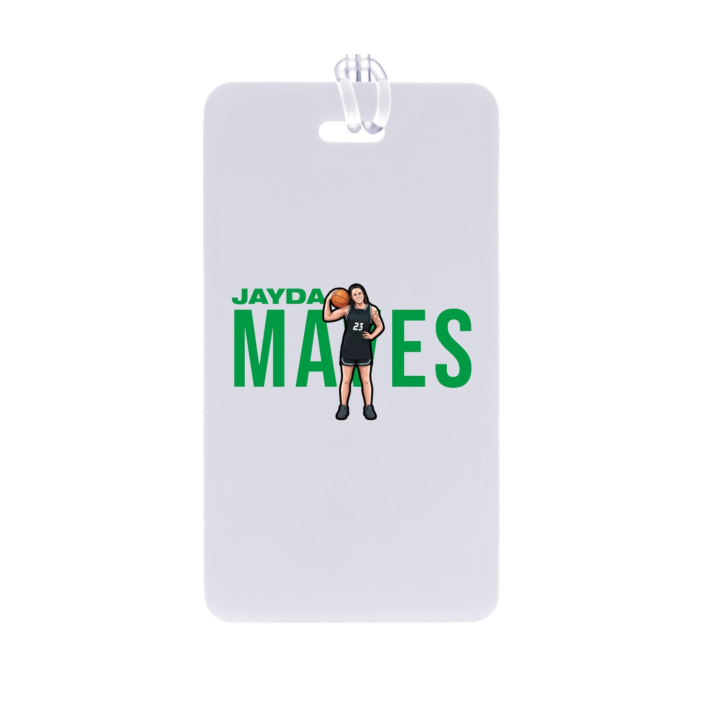 Bag Tag — Player Name in Classic
