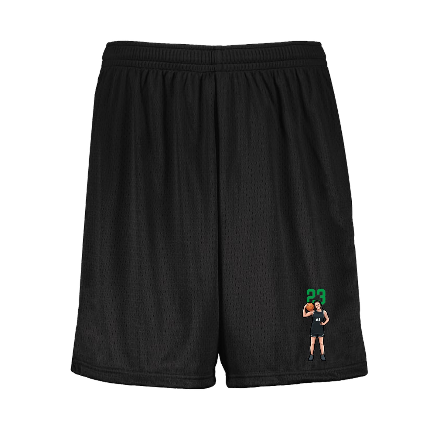 Shorts — Number Top in Black