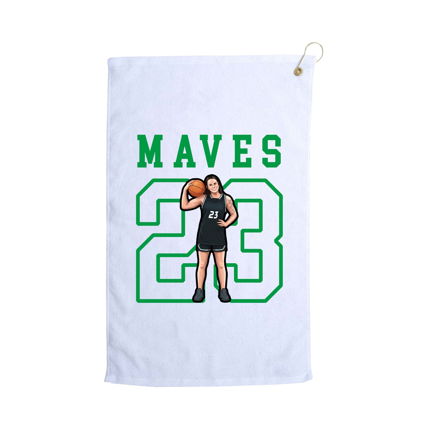 Golf Towel — Shirsey in White