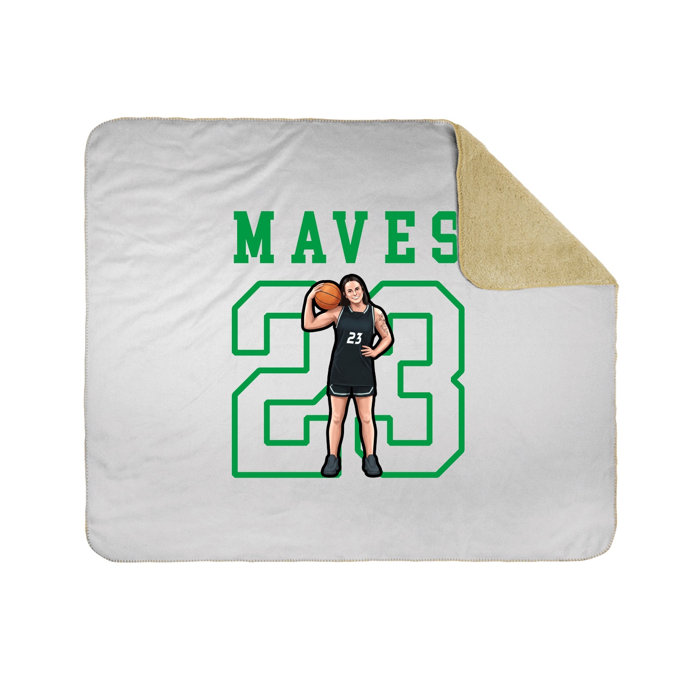 Throw Blanket — Shirsey in White