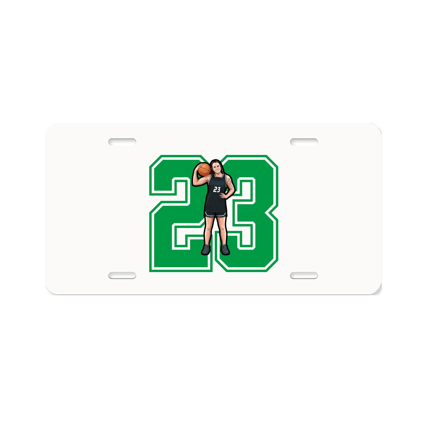 License Plate — Number in Classic
