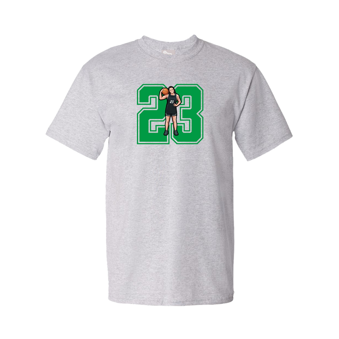 Youth Tee — Number in Grey