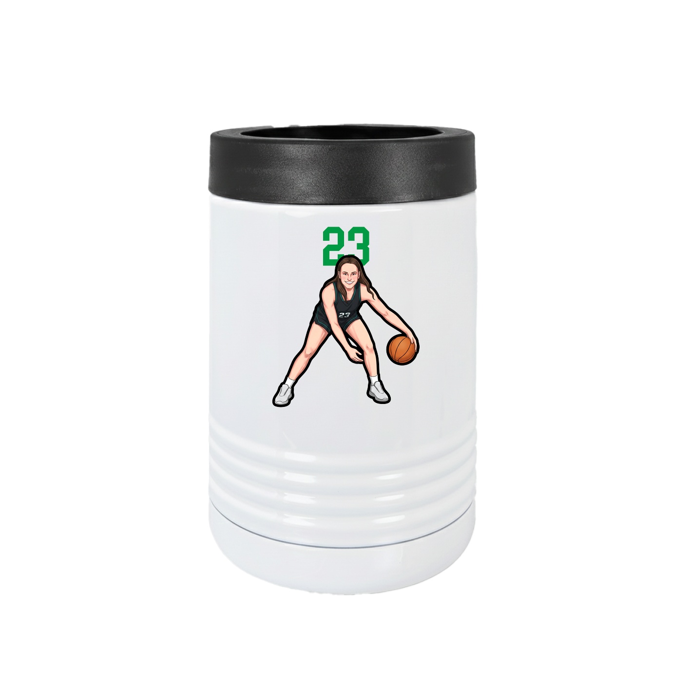 Beverage Holder — Number Top in White
