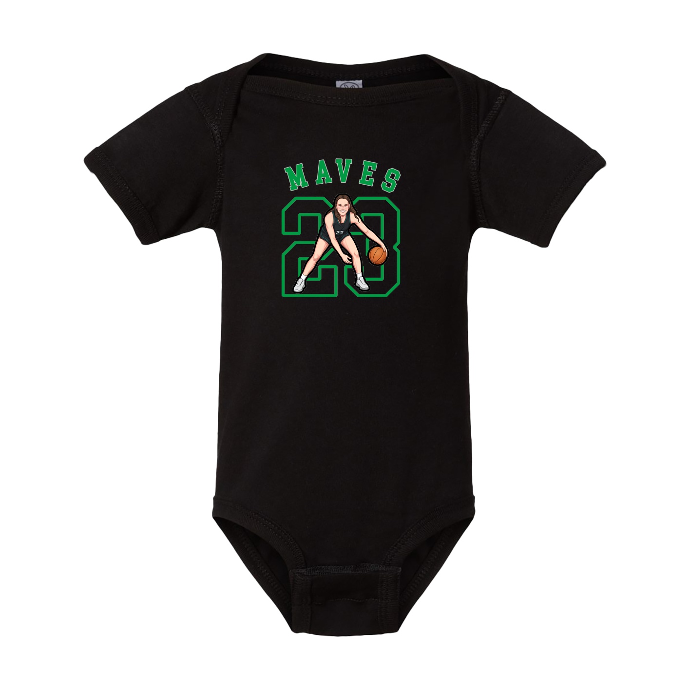 Baby Onesie — Shirsey Arch in Black