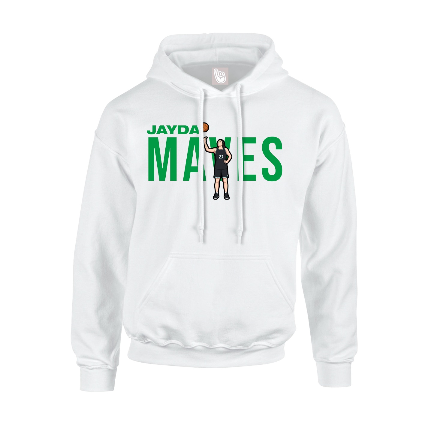 Hoodie — Player Name in White
