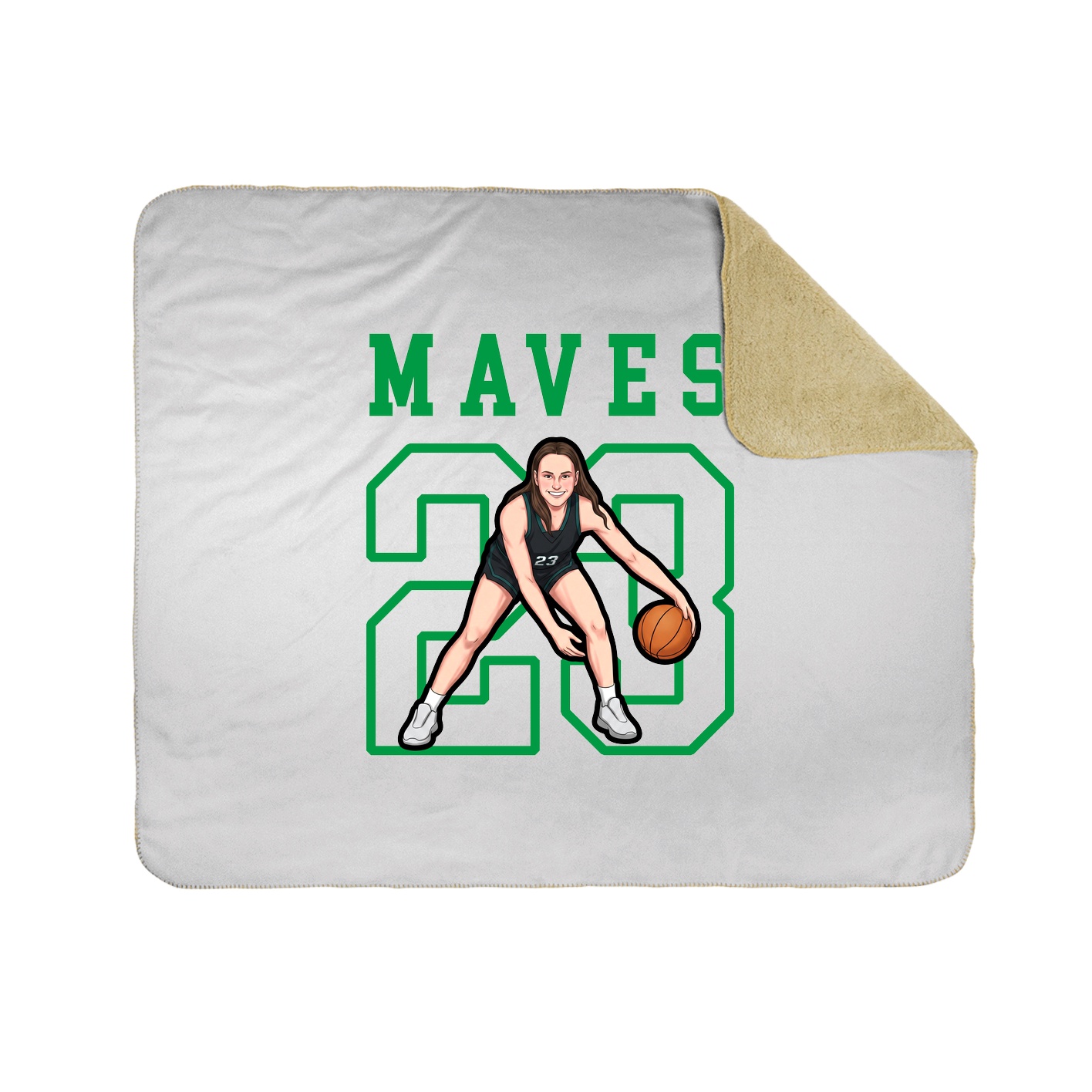 Throw Blanket — Shirsey in White