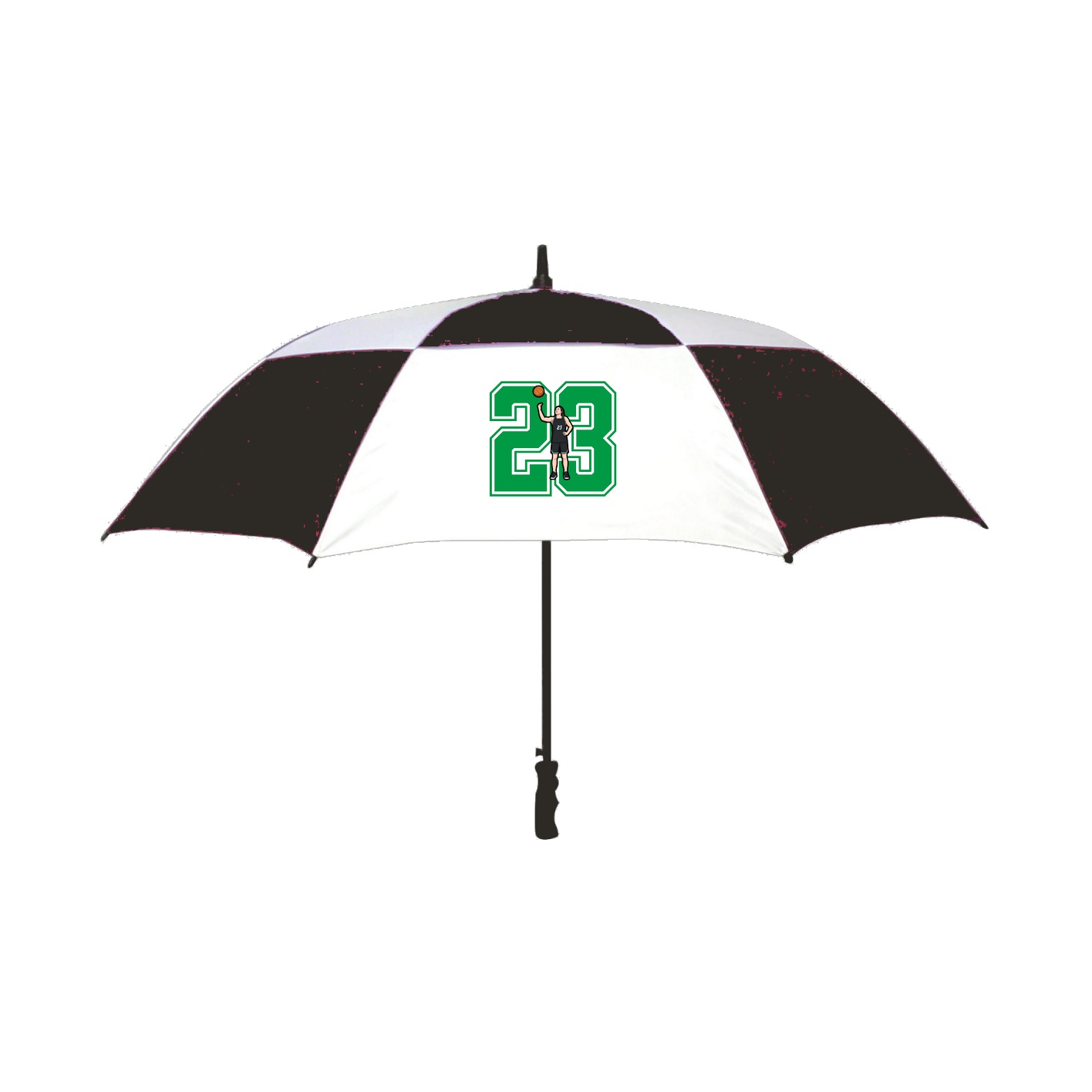 Golf Umbrella — Number in Black