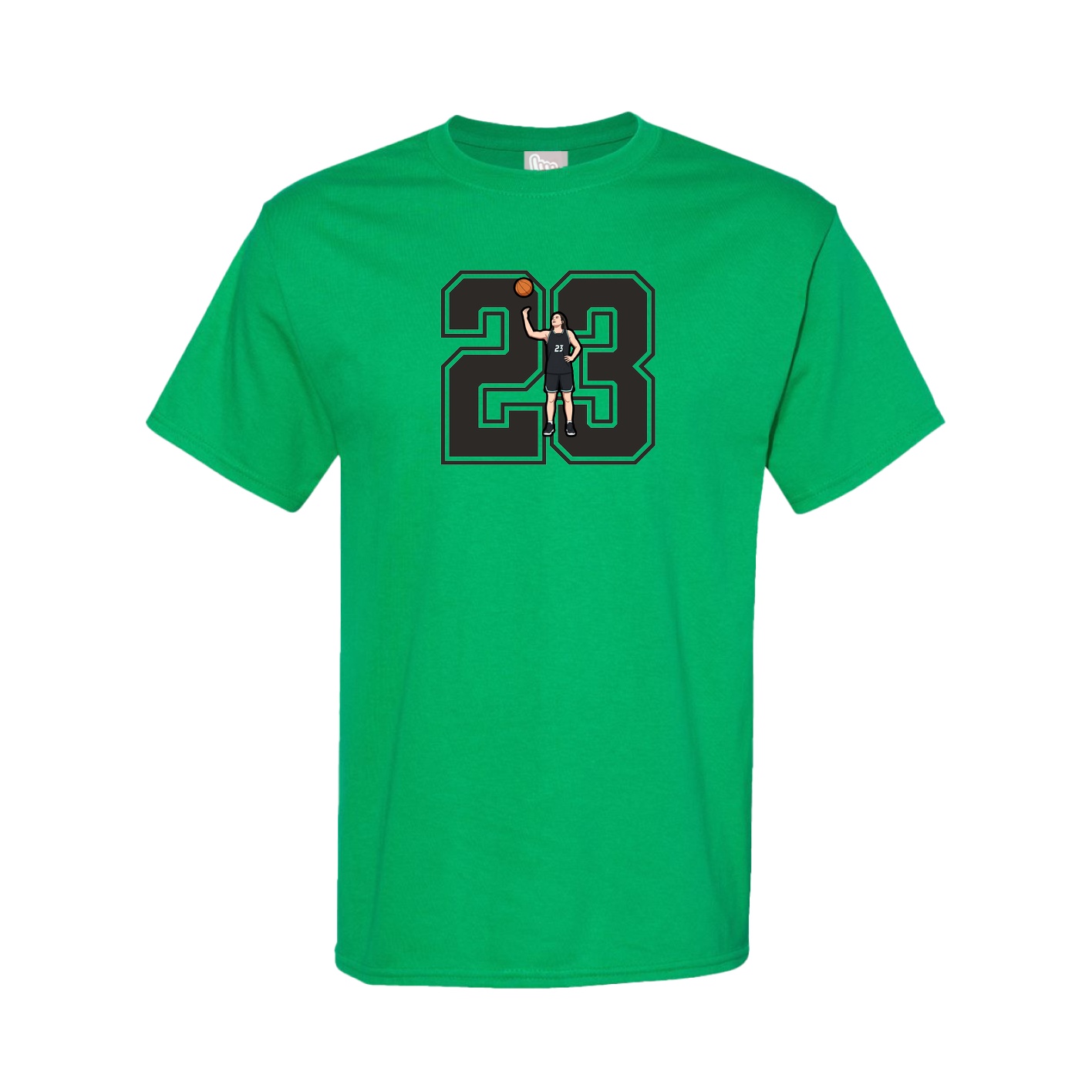 Tee — Number in Green