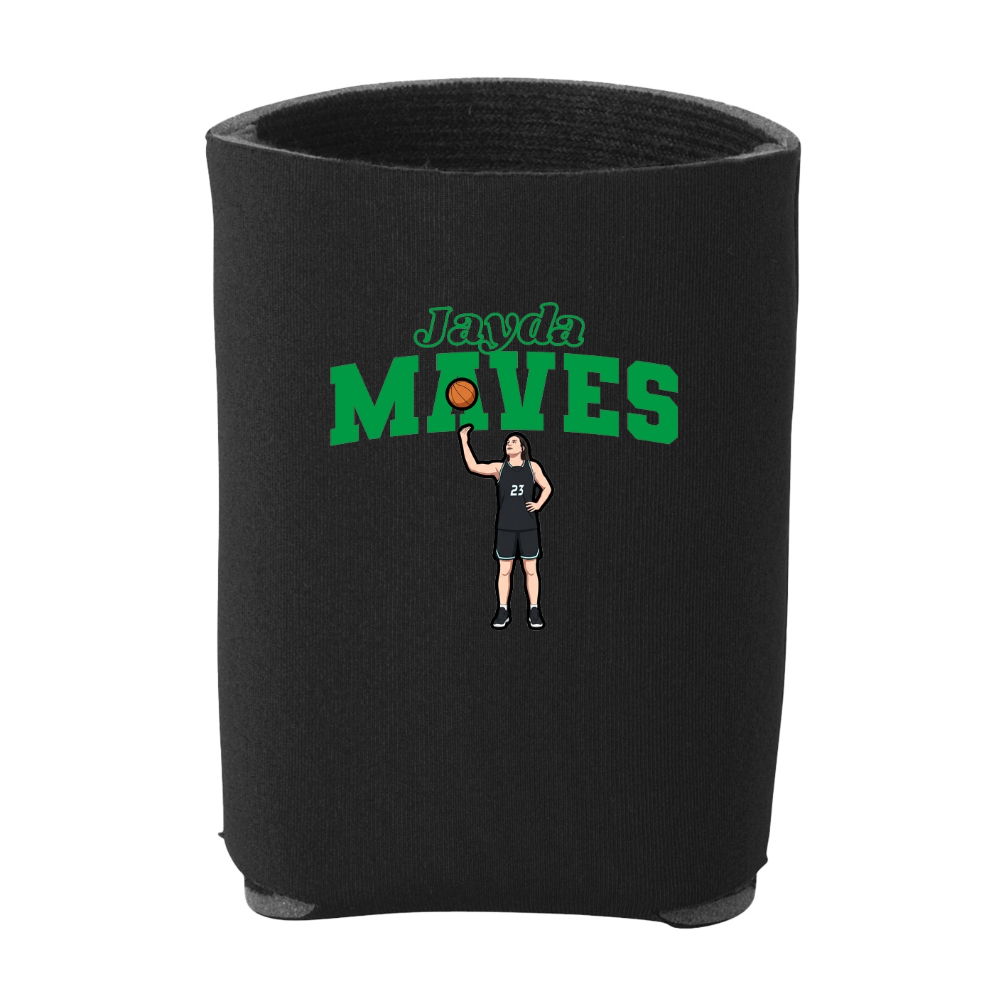 Can Holder — Name Arch in Black