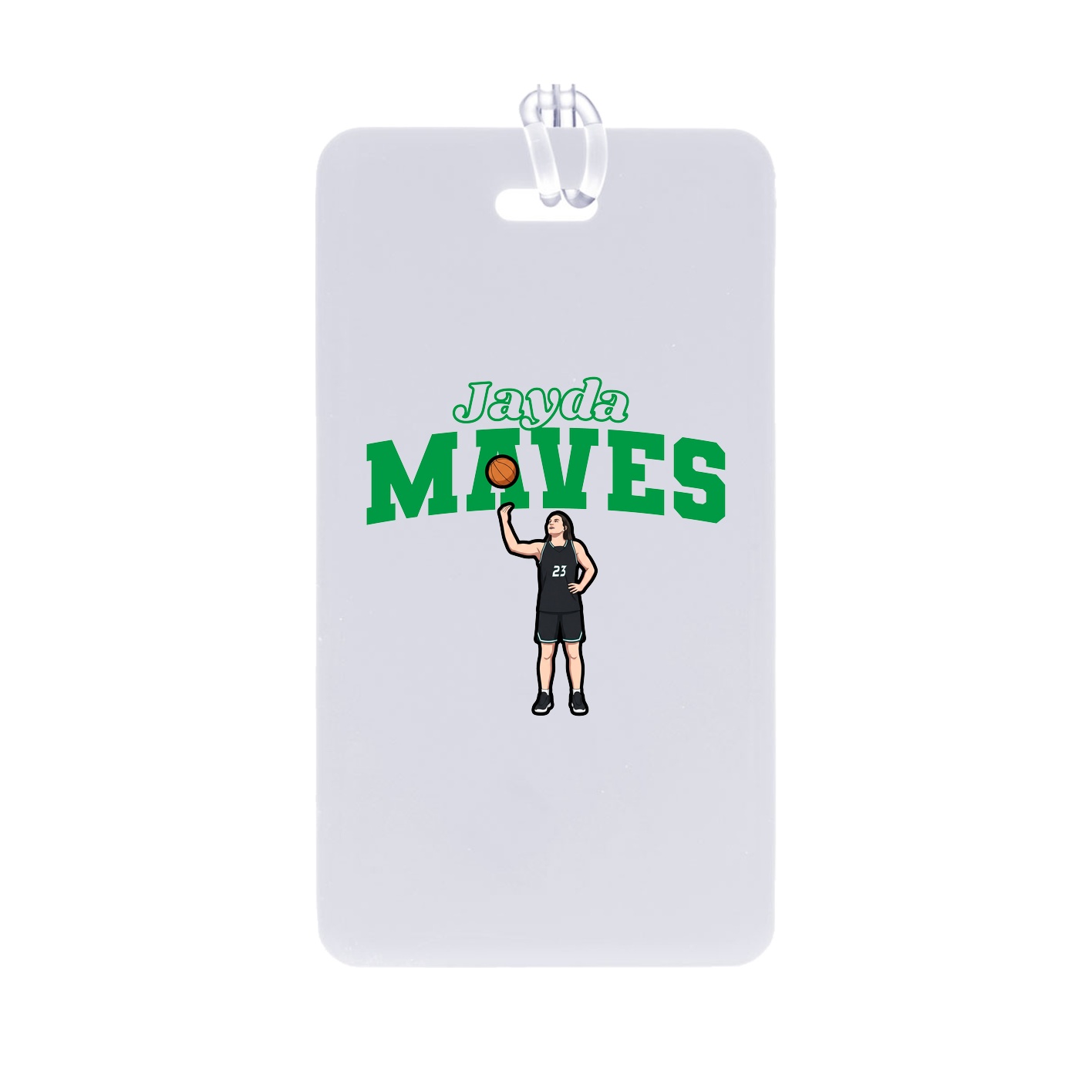 Bag Tag — Name Arch in Classic
