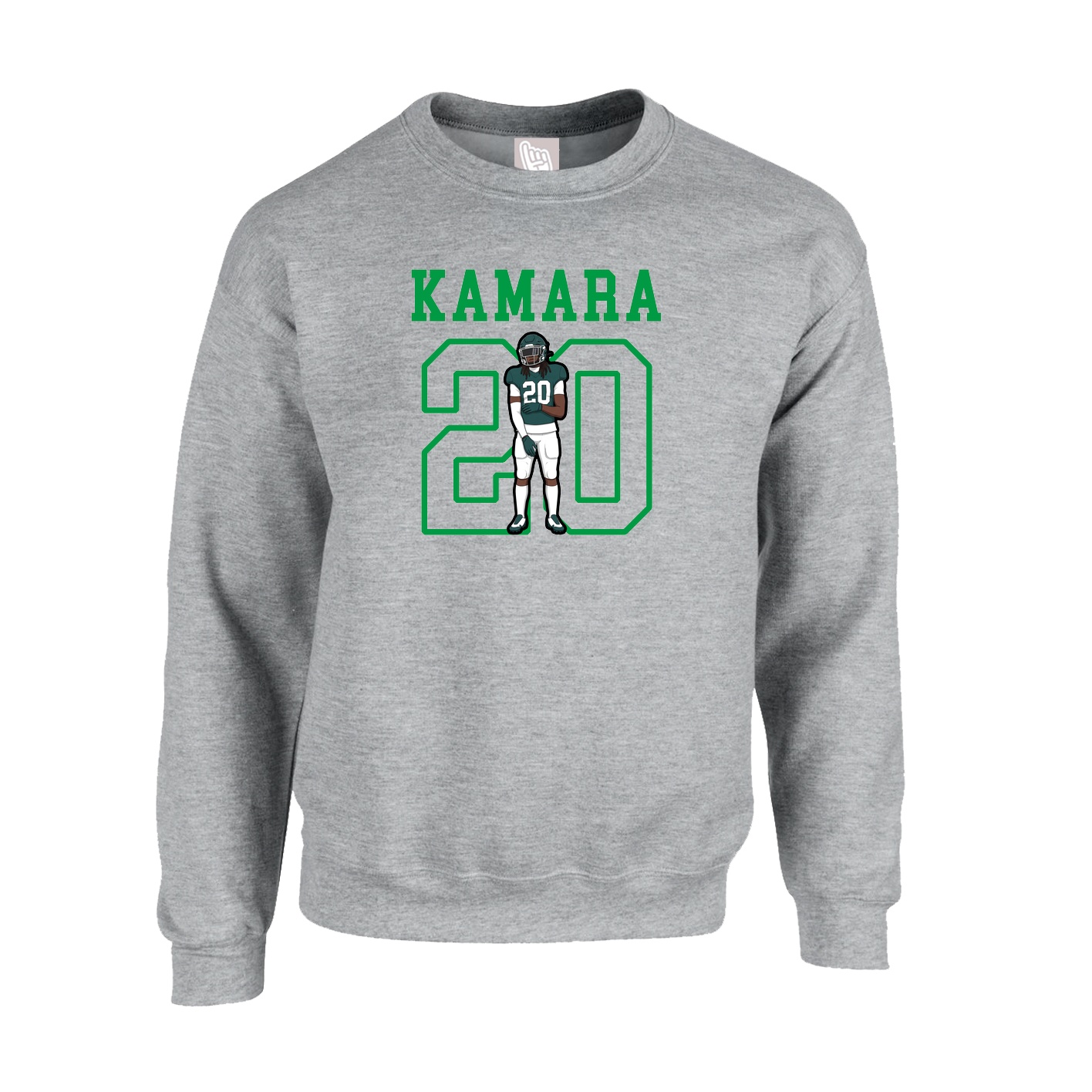 Fleece Crew — Shirsey in Grey