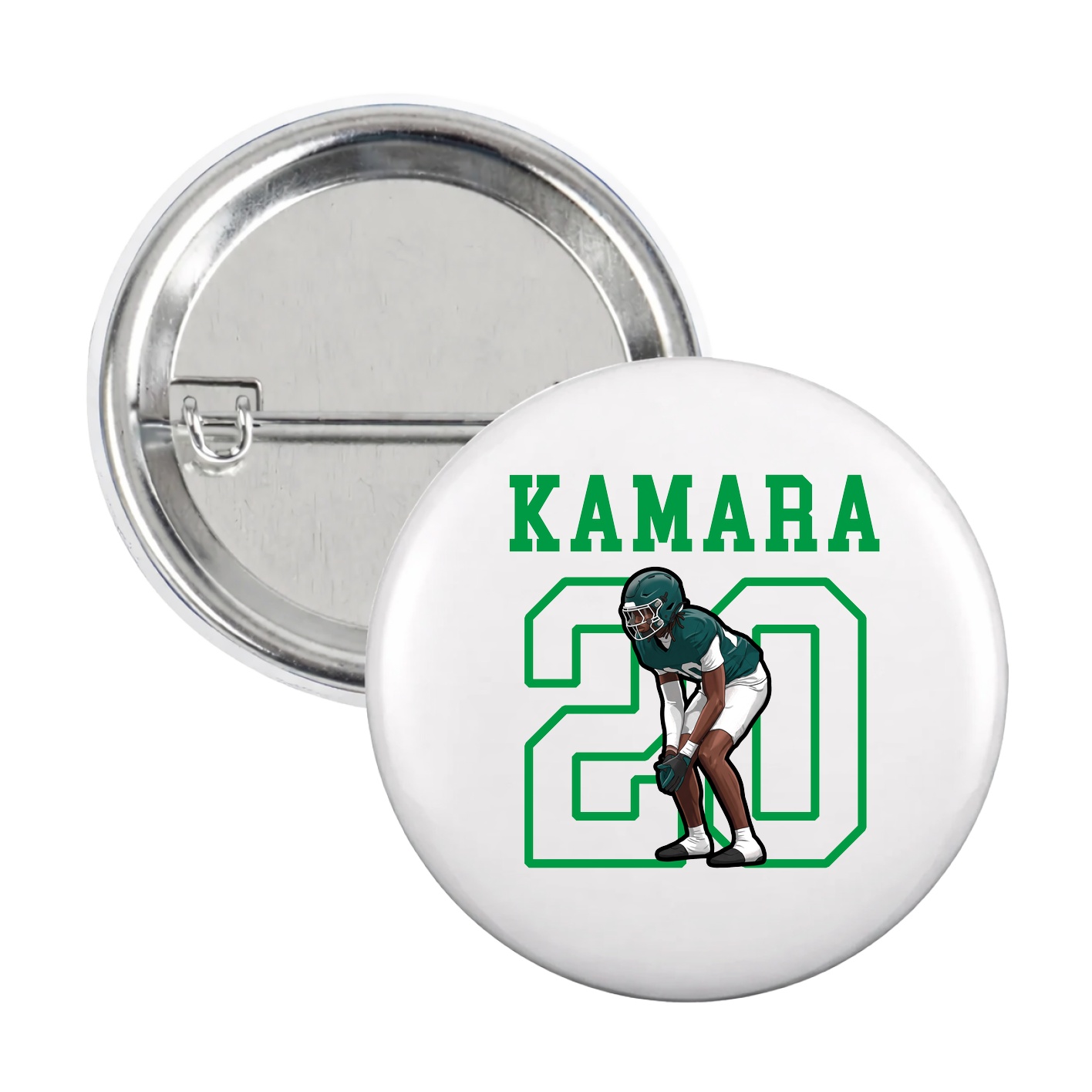 Game Day Button — Shirsey in White