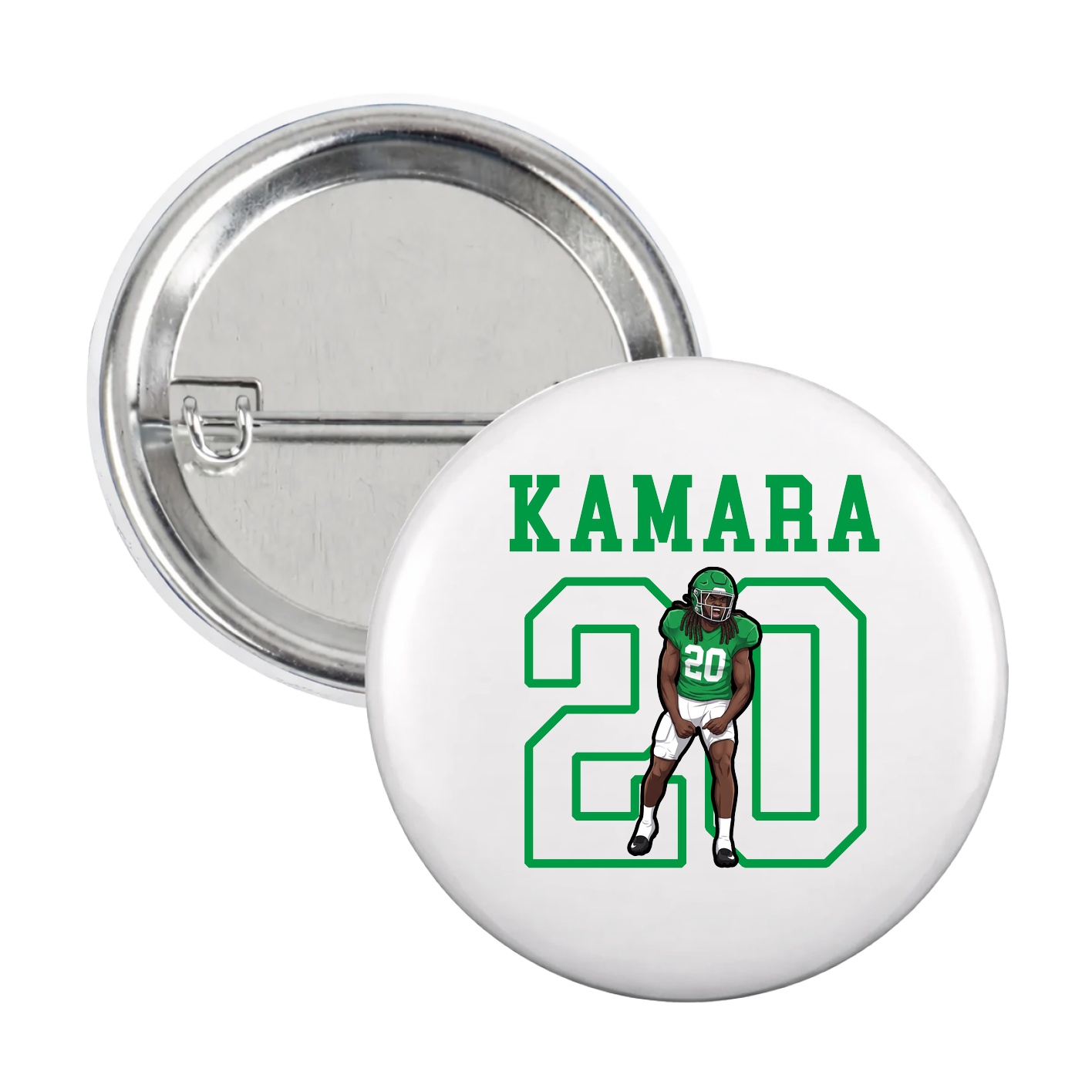 Game Day Button — Shirsey in White