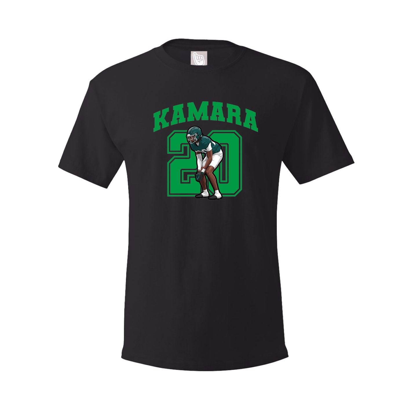 Youth Tee — Number in Black