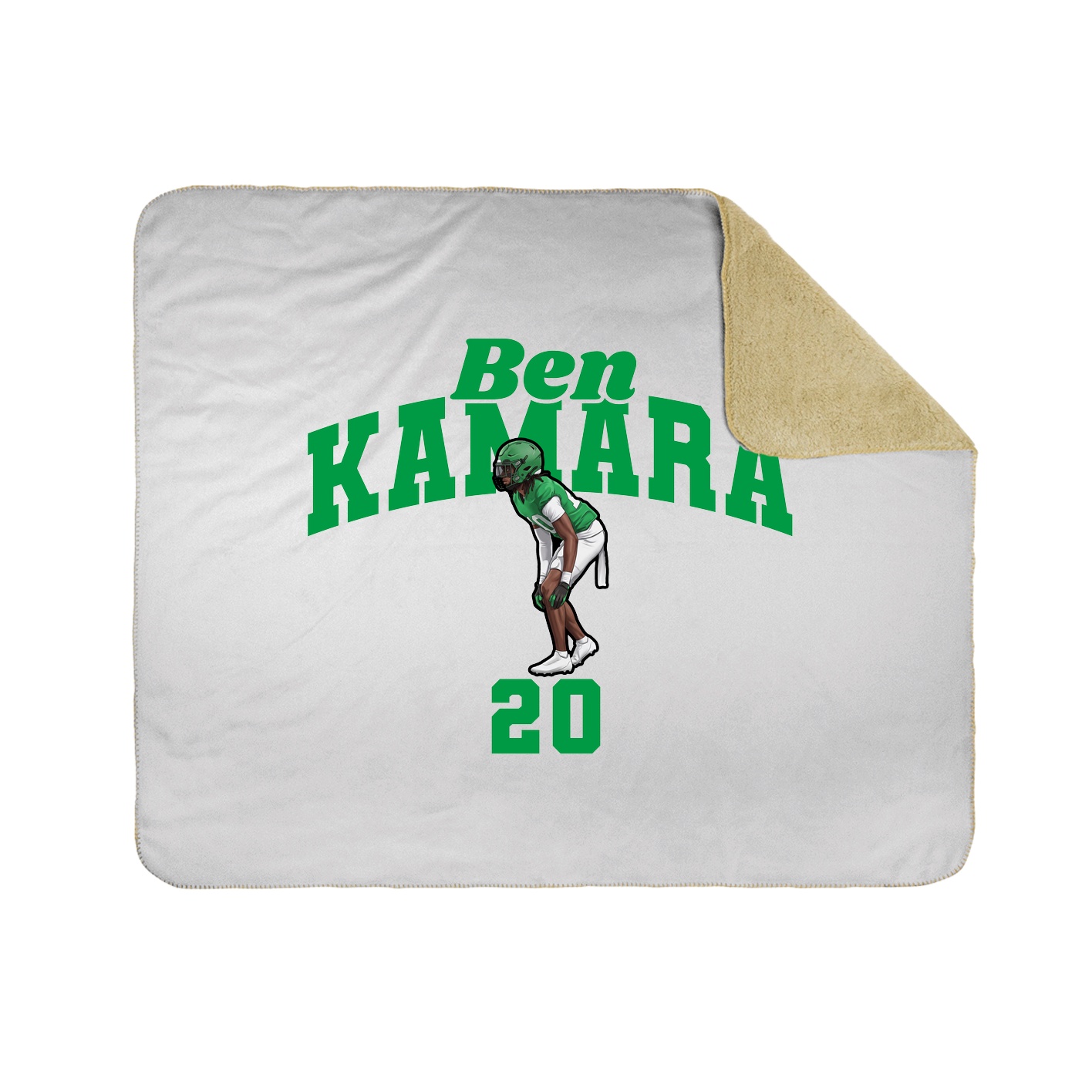 Throw Blanket — Signature Arch in White