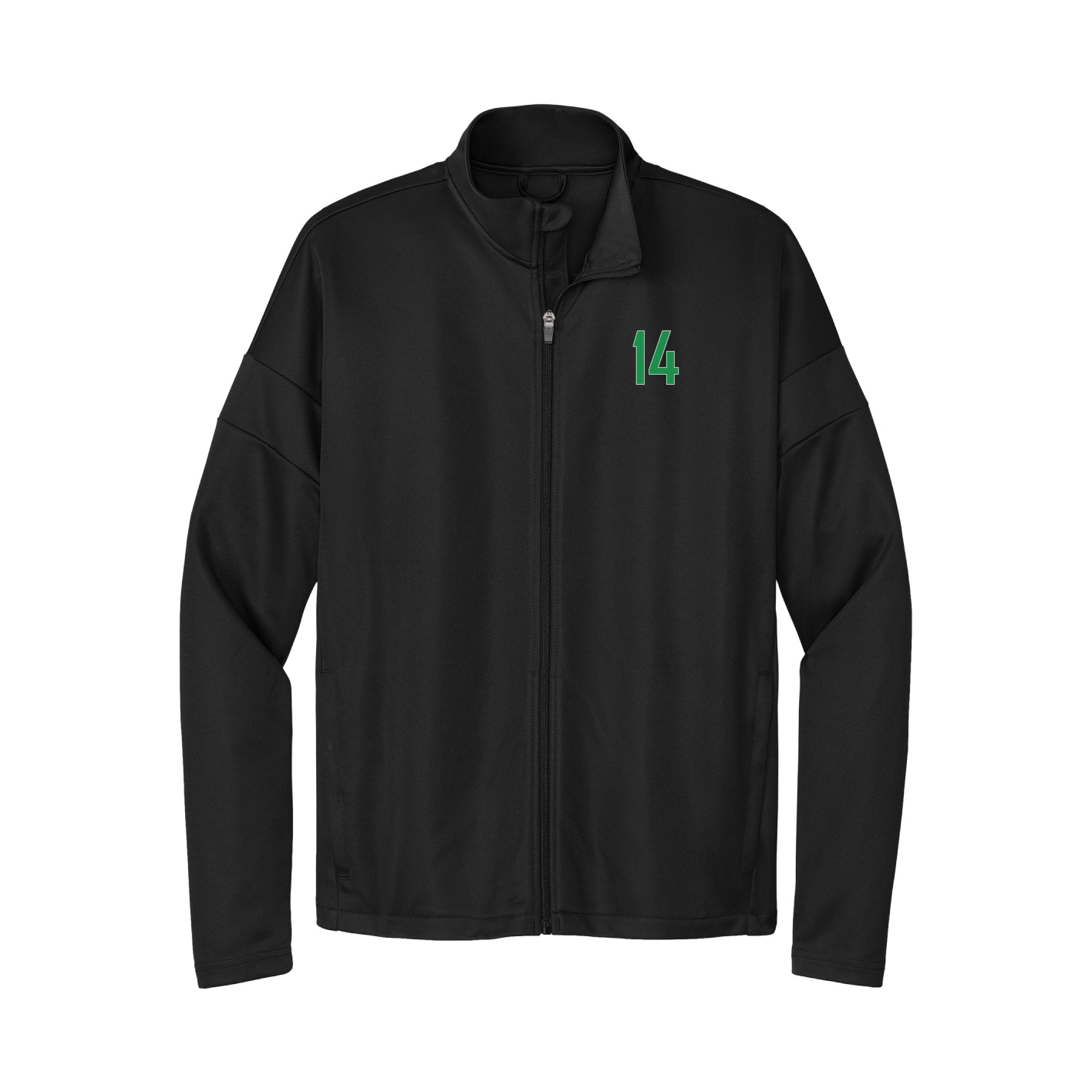 Team Travel Full-Zip Jacket — Front Shirsy in Black