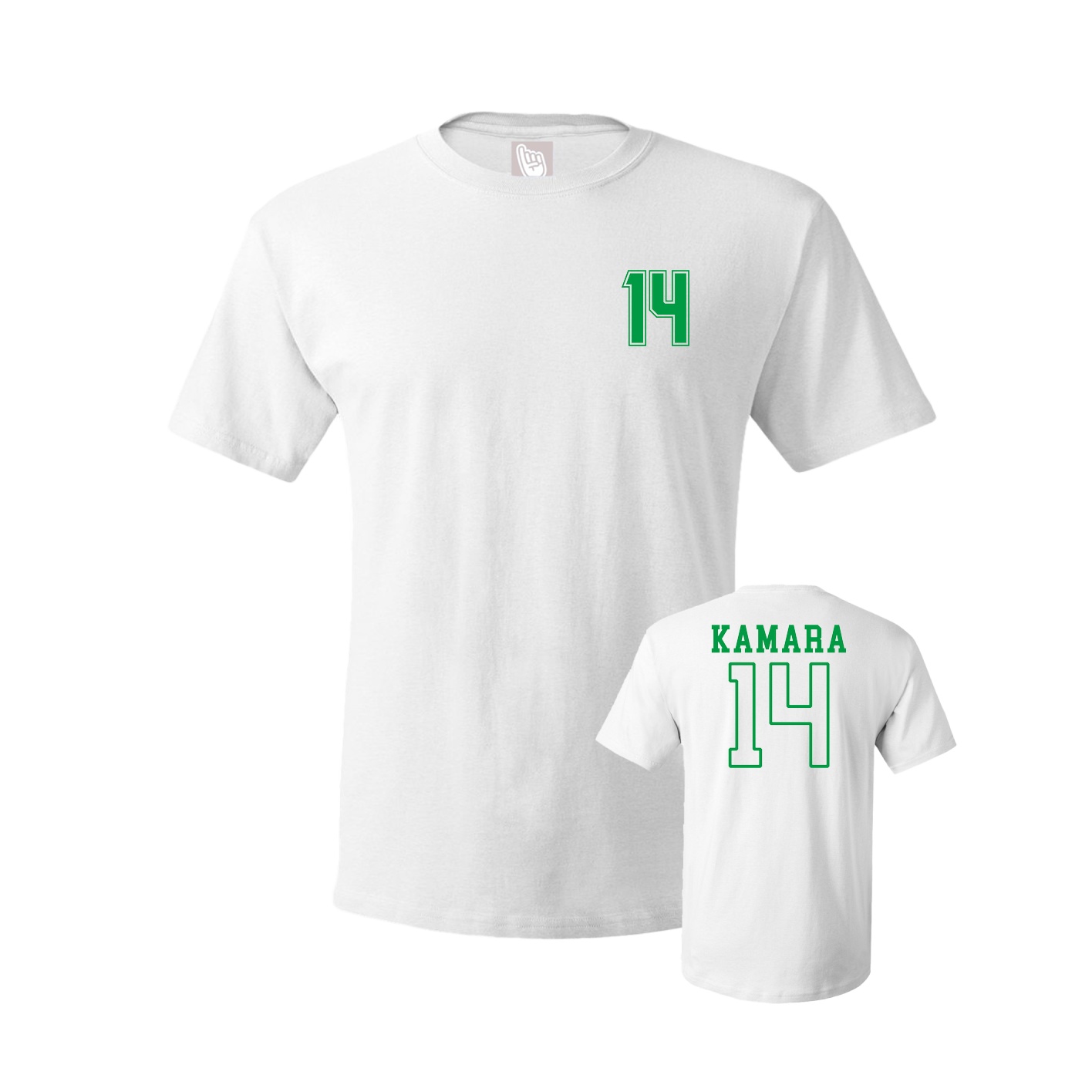 Youth Tee — Chest Back in White