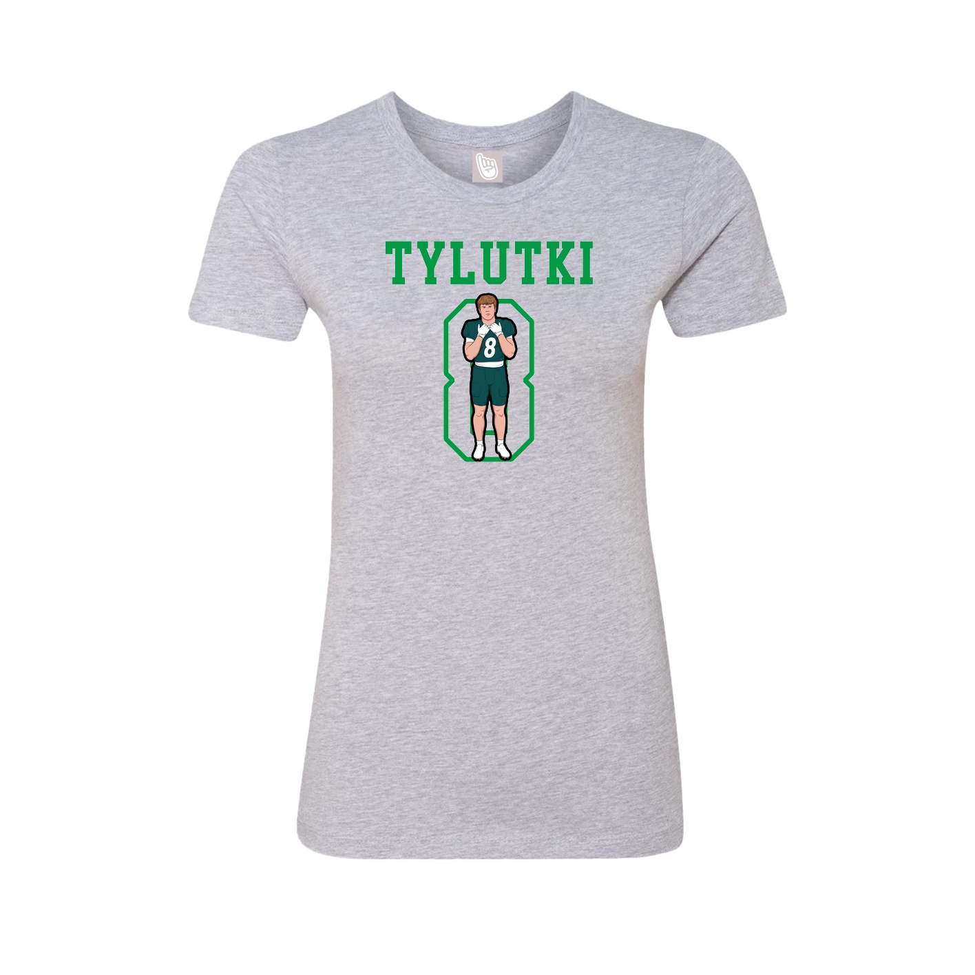 Fitted Women's Tee — Shirsey in Grey