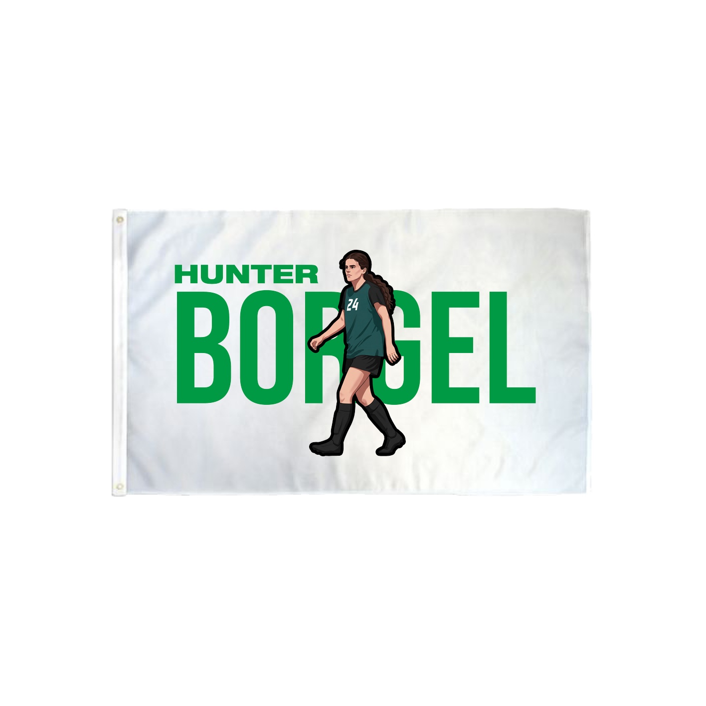 3x5 Flag — Player Name in Classic