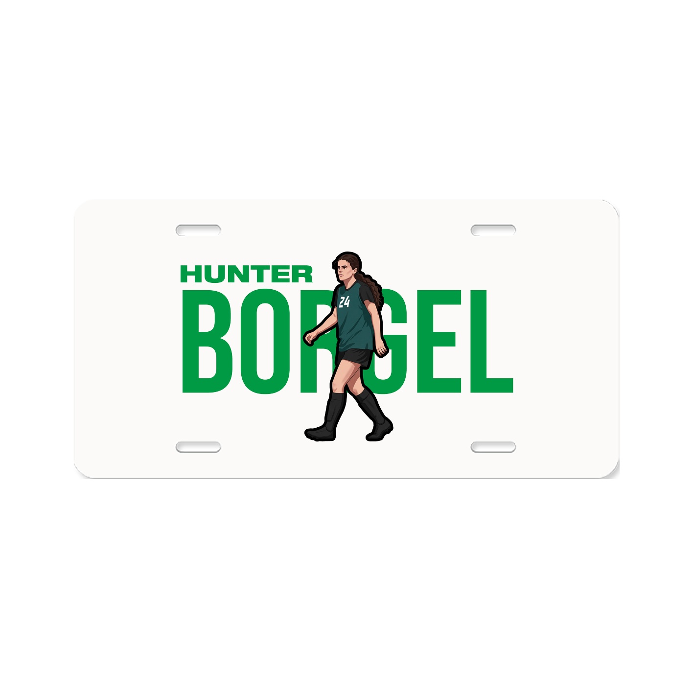 License Plate — Player Name in Classic