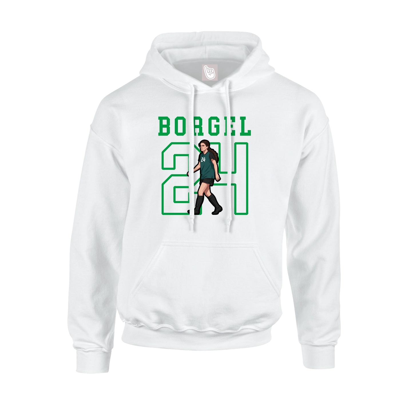 Youth Hoodie — Shirsey in White